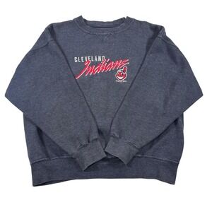 Vintage Cleveland Indians Baseball Sweatshirt Embroidered Crewneck Large Unisex